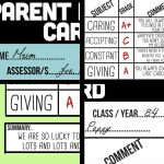 Personalised Parents Report Card Poster | Find Me A Gift Intended For Boyfriend Report Card Template