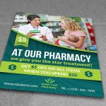 Pharmacy Flyer Template Vol.3 By Owpictures | Graphicriver regarding Pharmacy Brochure Template Free