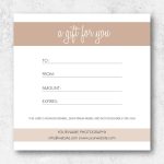Photography Gift Certificate Template (194836) | Flyers | Design Bundles Intended For Photoshoot Gift Certificate Template