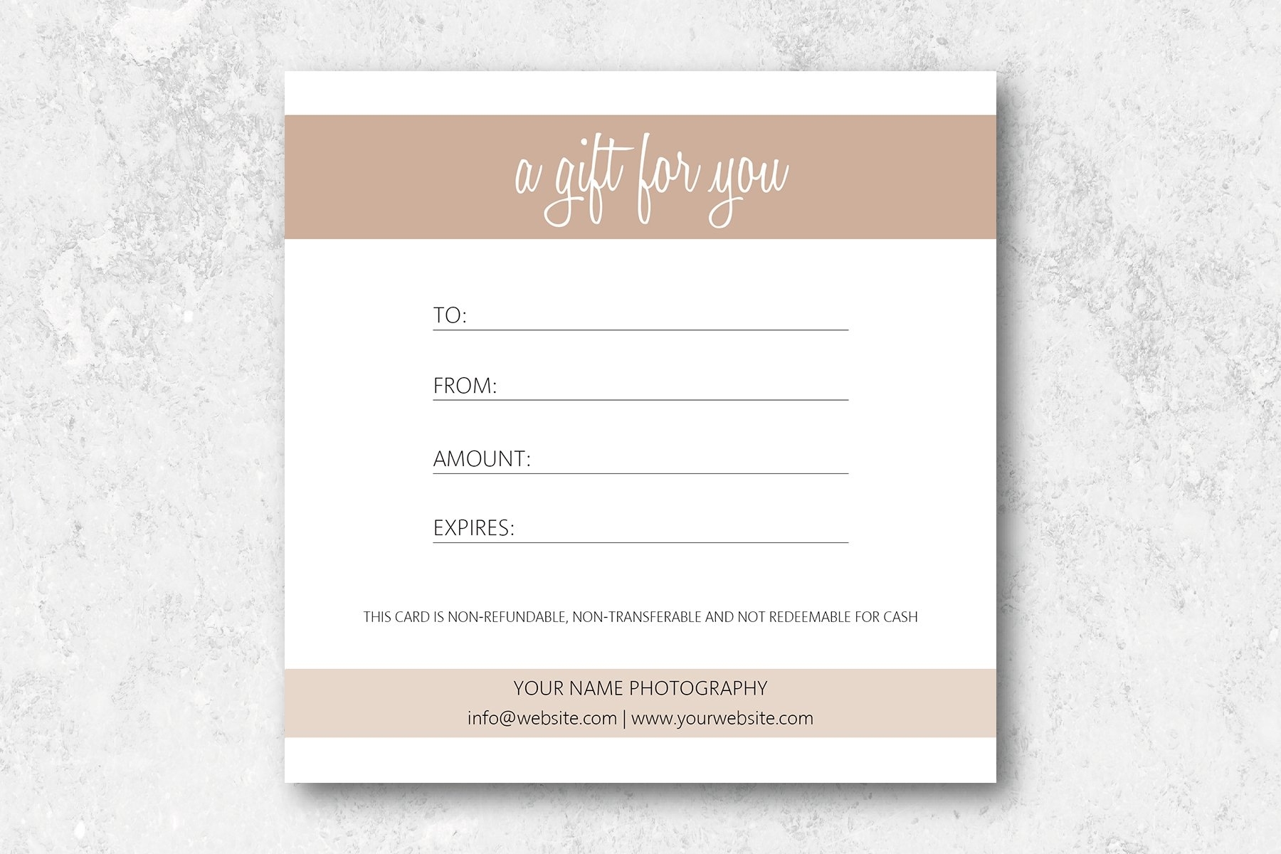 Photography Gift Certificate Template (194836) | Flyers | Design Bundles Intended For Photoshoot Gift Certificate Template