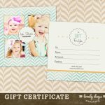 Photography Gift Certificate Template For Professional For Photoshoot Gift Certificate Template