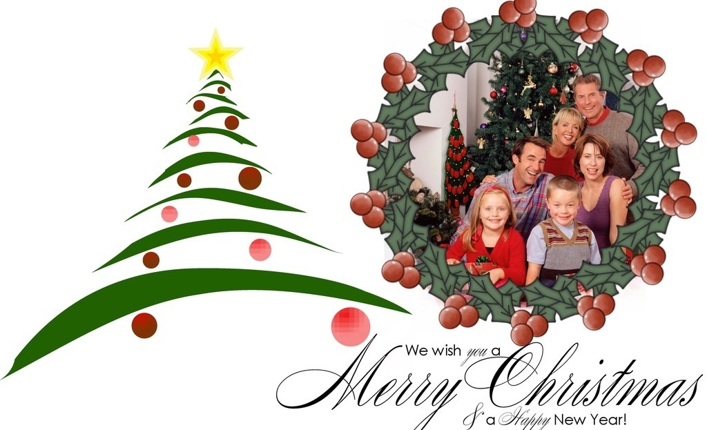 Photoshop Christmas Card Templates | Template Business Intended For Christmas Photo Card Templates Photoshop