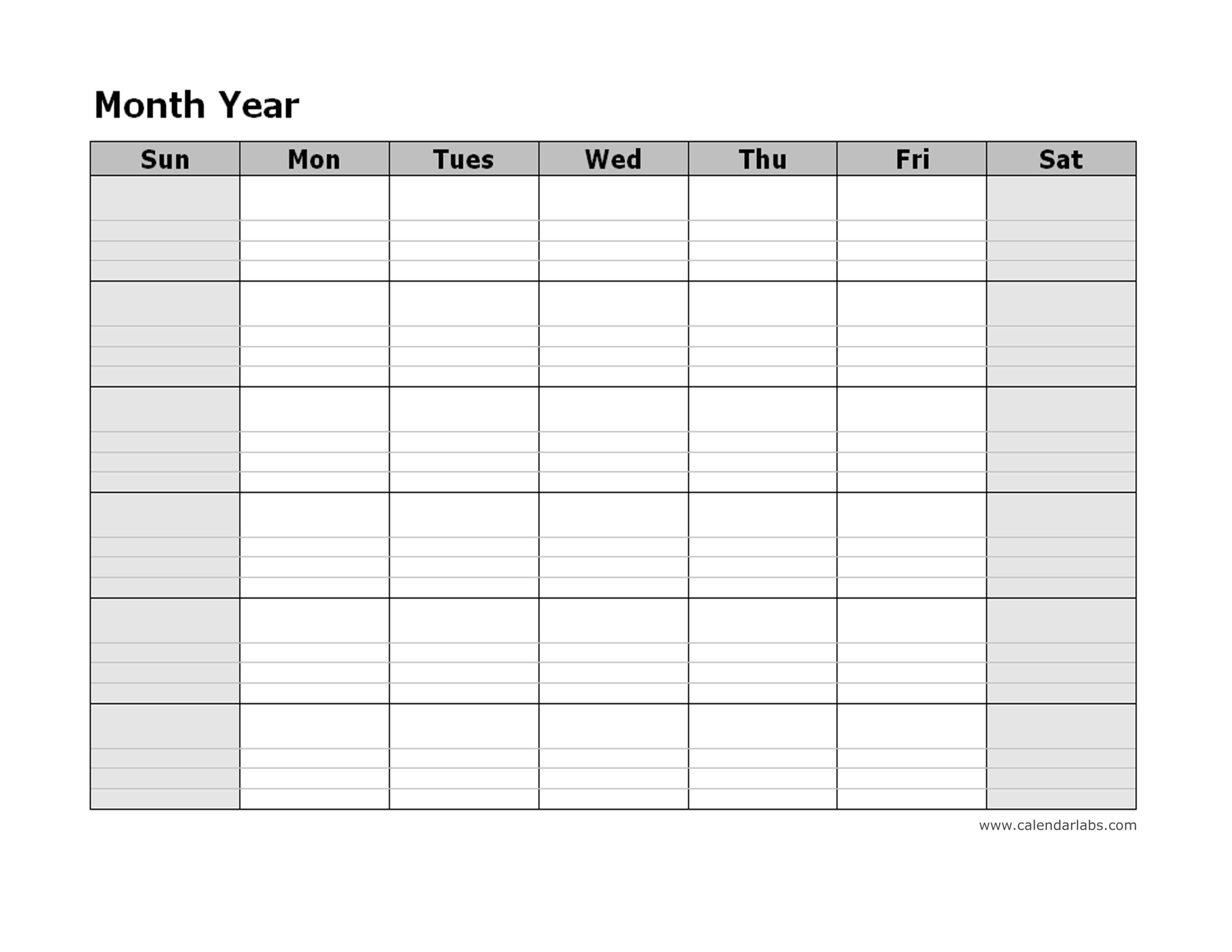 Pin By Leslie Depalo On Education | Blank Calendar Template, Calendar With Regard To Full Page Blank Calendar Template