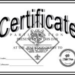 Pinewood Derby Certificates Inside Pinewood Derby Certificate Template