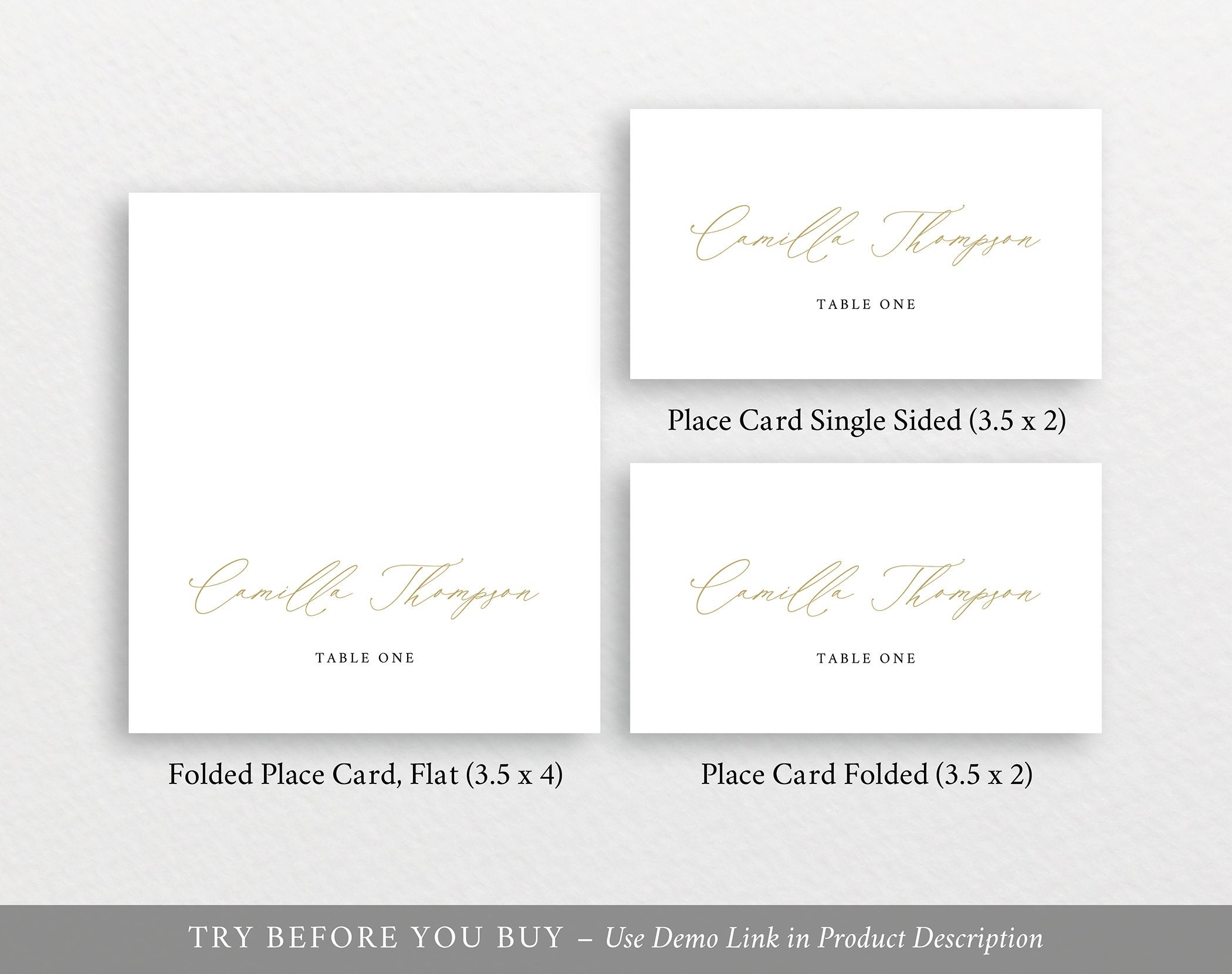 Place Card Template, Free Demo Available, Printable Editable Instant Pertaining To Free Place Card Templates Download