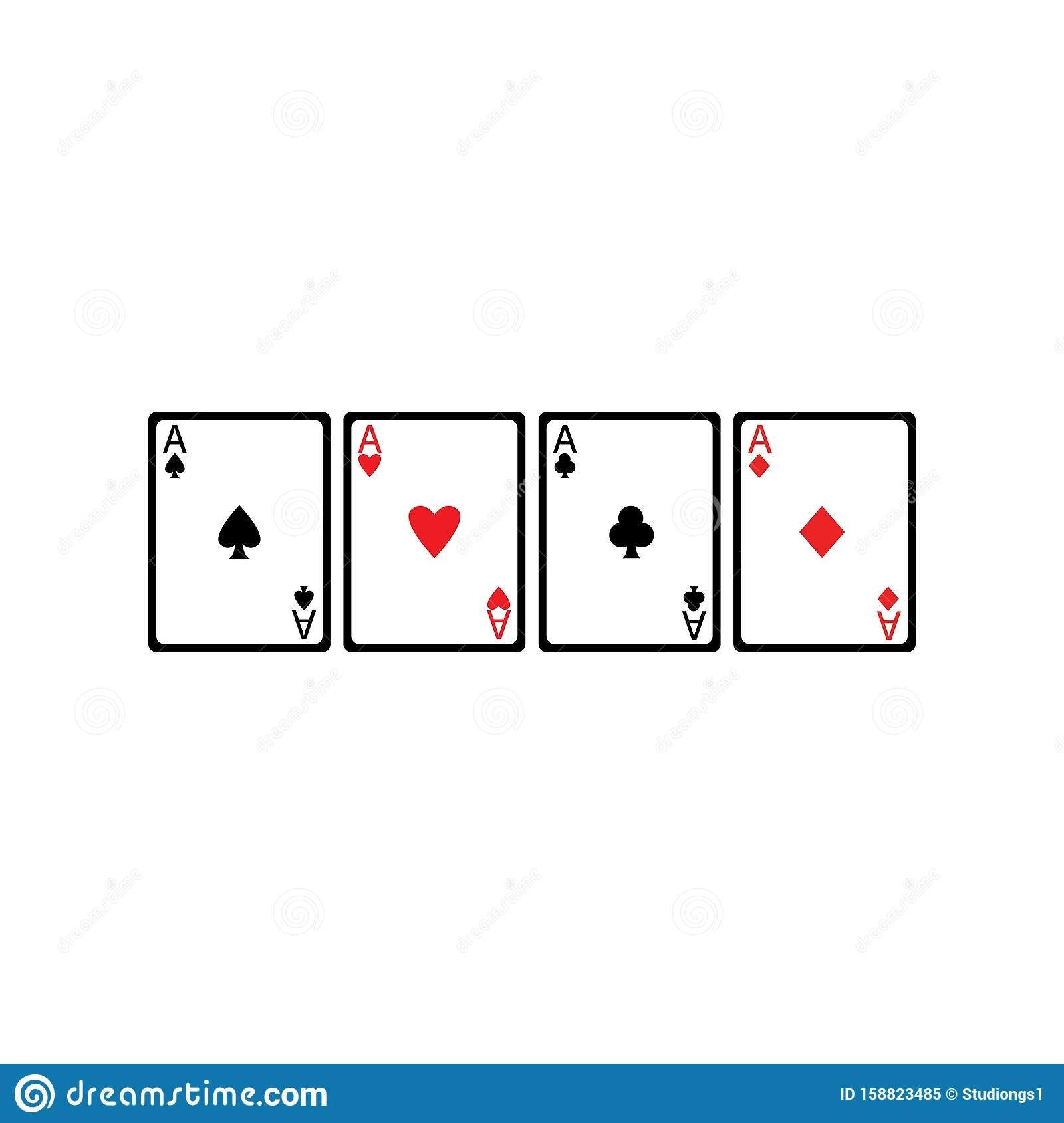 Playing Card Icon Design Vector Logo Template. Stock Illustration with regard to Playing Card Design Template