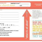 Pledge And Welcome Cards - One Write Company with Church Pledge Card Template