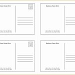 Postcard Templates For Word Avery Template For Postcards 46 Postcard Within Post Cards Template