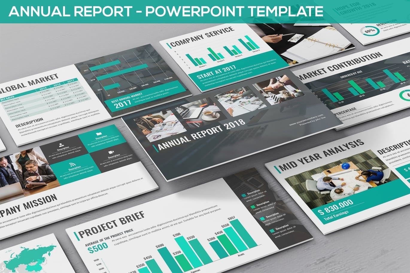 Powerpoint Presentation Template Design & Layout | Brand Store Within Where Are Powerpoint Templates Stored