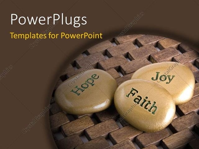 Powerpoint Template: A Number Of Zen Stones With Wooden Background (17391) Throughout Presentation Zen Powerpoint Templates
