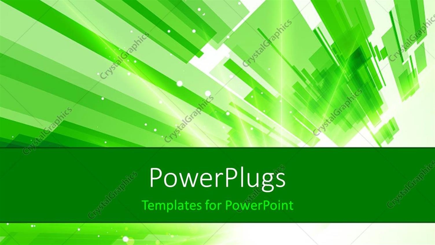 Powerpoint Template: Hi Tech Green And White Design (14876) With Regard To High Tech Powerpoint Template