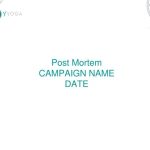 Ppt – Post Mortem Campaign Name Date Powerpoint Presentation, Free Pertaining To Post Mortem Template Powerpoint