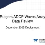 Ppt – Rutgers Adcp Waves Array Data Review Powerpoint Presentation With Rutgers Powerpoint Template