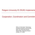 Ppt – Rutgers University Id (Ruid) Implementation Cooperation Regarding Rutgers Powerpoint Template