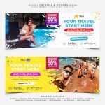 Premium Psd | Travel Facebook Cover Banners intended for Facebook Banner Template Psd