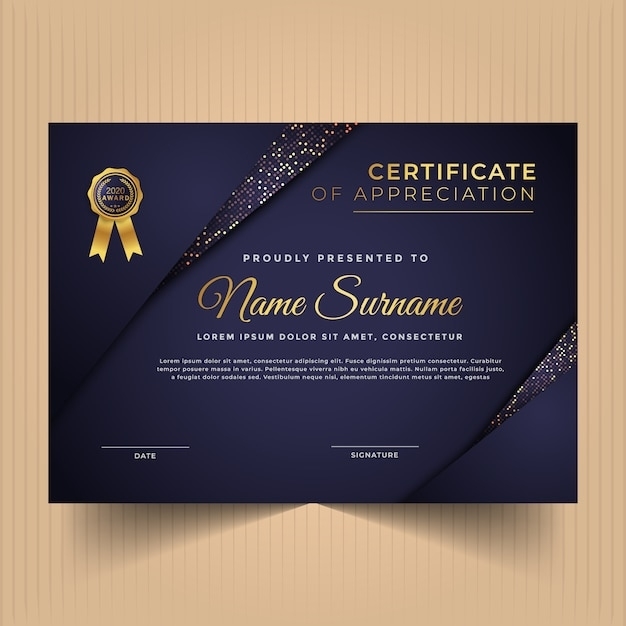 Premium Vector | Certificate Of Appreciation Design Template With Pertaining To Certificates Of Appreciation Template