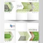 Premium Vector | Tri Fold Brochure Business Templates On Both Sides. Intended For Double Sided Tri Fold Brochure Template