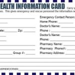 Preparedness List Food, Emergency Information Card, Faraday Cup Circuit Within Fact Card Template