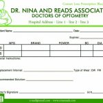 Prescription Pad Template | Template Business in Blank Prescription Form Template