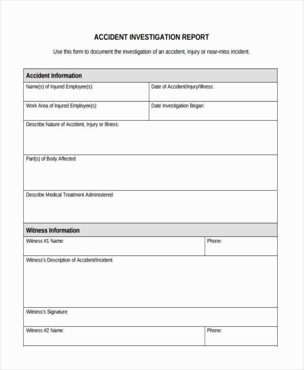 Presentence Investigation Report Example For Presentence Investigation Report Template