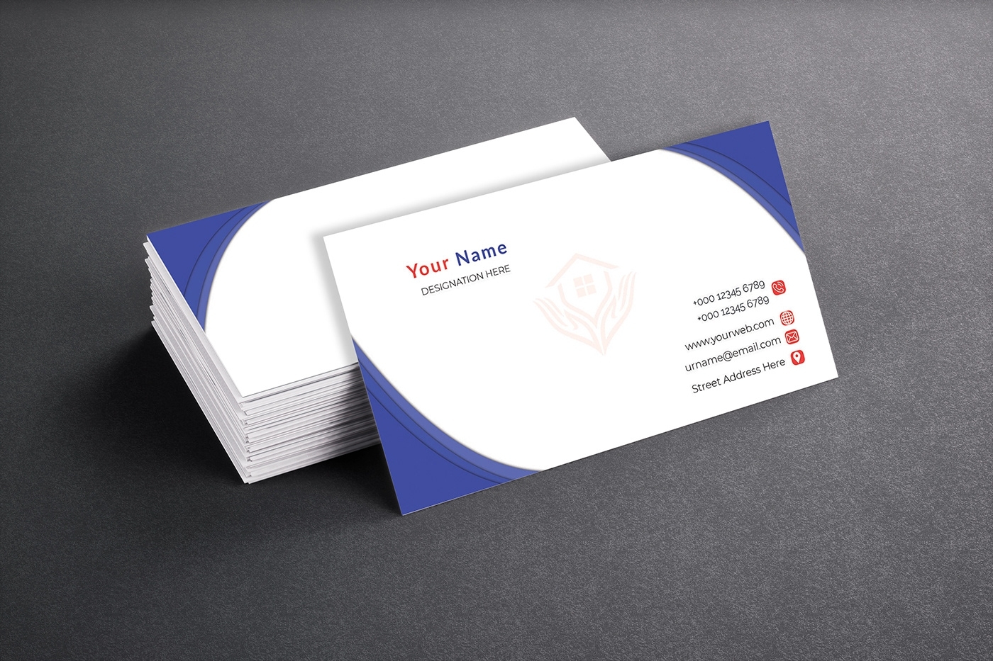 Print Business Card - Free Business Card Template Psd For Print - Free intended for Free Template Business Cards To Print