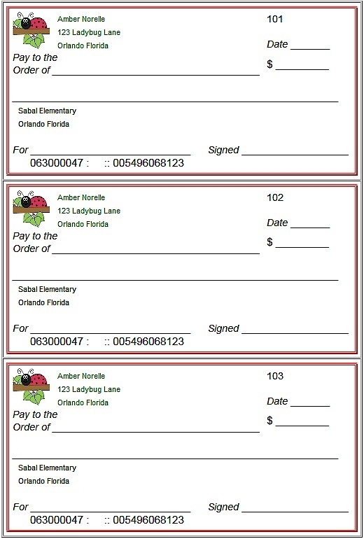 Printable Blank Checks For Students | Shop Fresh Within Fun Blank Cheque Template
