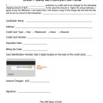 Printable Credit Card Authorization Form Company Fill Online Credit Pertaining To Credit Card Bill Template