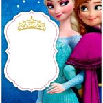 Printable Elsa Frozen Birthday Card Invitation Template | Bubakids Regarding Frozen Birthday Card Template
