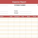Printable Expense Report Template (Simple Spreadsheets) - Excel Tmp inside Quarterly Expense Report Template