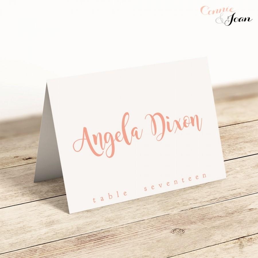 Printable Folded Place Cards Table Name Cards Template Printable Regarding Place Card Size Template