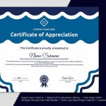 Printable Of Appreciation Certificate Template #104744 Intended For Template For Recognition Certificate