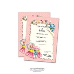 Printable Pink Baby Doll Birth Certificate / Instant Download | Etsy With Regard To Baby Doll Birth Certificate Template