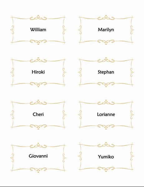 Printable Place Card Template Free 6 Per Page - Netwise Template with regard to Free Place Card Templates 6 Per Page
