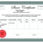 Printable Shareholding Certificate Template - Netwise Template for Shareholding Certificate Template