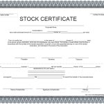 Printable Shareholding Certificate Template – Netwise Template Throughout Shareholding Certificate Template