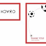 Printable Soccer Thank You Card Template – Netwise Template Inside Soccer Thank You Card Template