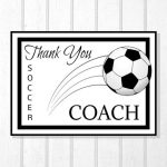 Printable Soccer Thank You Card Template – Netwise Template With Soccer Thank You Card Template