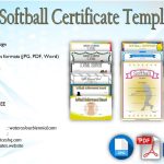 Printable Softball Certificate Templates [10+ Best Designs Free] with regard to Softball Certificate Templates Free