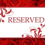 Printable Wedding Reserved Card Template Reserved Seating throughout Reserved Cards For Tables Templates