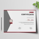 Prize Excellence Certificate Design Template In Psd, Word inside Award Of Excellence Certificate Template
