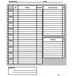 Professional Dugout Lineup Card Template - Netwise Template intended for Dugout Lineup Card Template