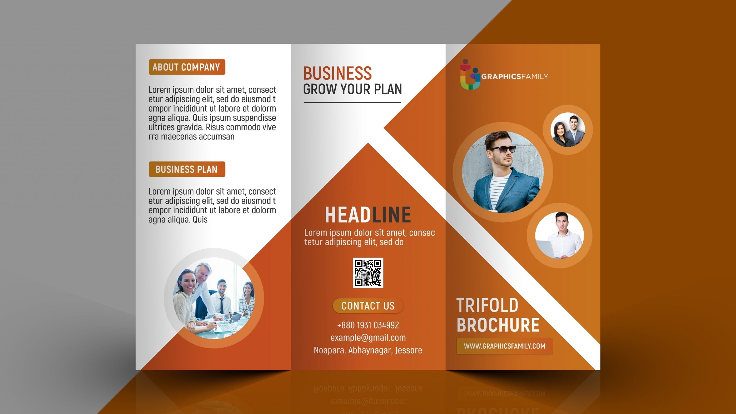 Professional Tri Fold Brochure Template – Graphicsfamily Within Architecture Brochure Templates Free Download