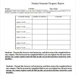 Progress Report Template – 55+ Free Pdf, Ms Word, Google Docs, Apple In High School Progress Report Template