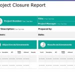 Project Closure Report Powerpoint Slide Templates Download | Templates Regarding Project Closure Report Template Ppt