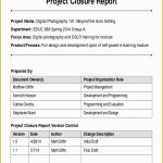 Project Closure Report Template Free Of Sample Project Closure Template Intended For Test Closure Report Template