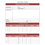 Project Closure Template – 2 Free Templates In Pdf, Word, Excel Download Pertaining To Closure Report Template