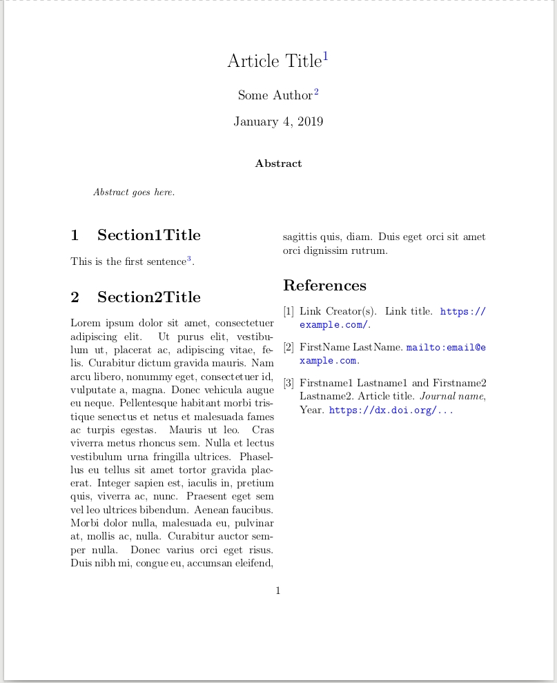 Project Report Template Latex For Project Report Latex Template