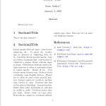 Project Report Template Latex Pertaining To Latex Project Report Template
