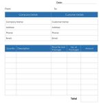 Proof Of Delivery Template Excel Free ~ Excel Templates pertaining to Proof Of Delivery Template Word