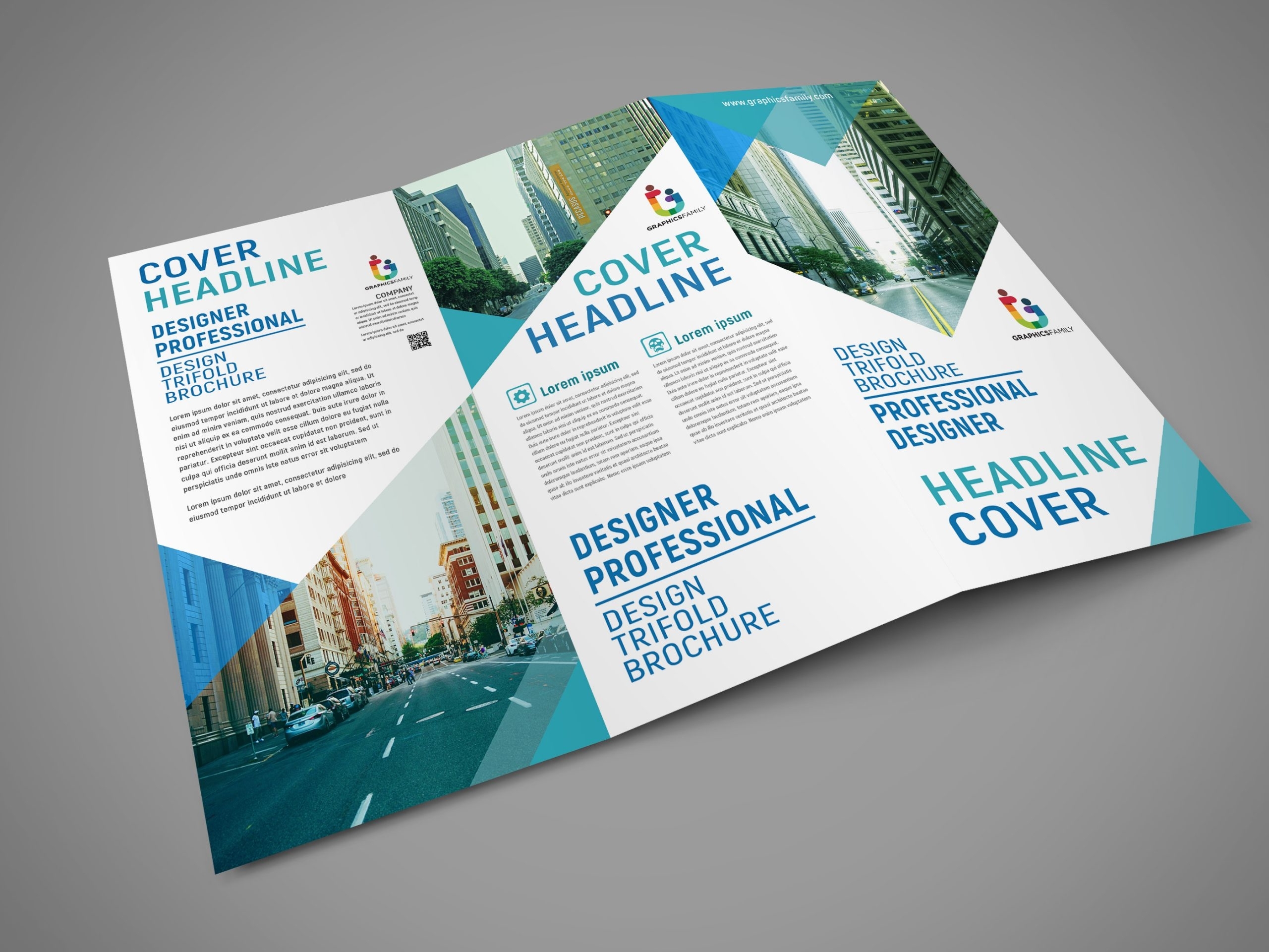 .Psd Professional Trifold Brochure Design – Graphicsfamily With Professional Brochure Design Templates